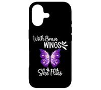 With Brave Wings She Flies Sign She Flies With Her Own Wings Case for iPhone 17