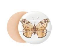 with Brown Wings Air Cushion Makeup Foundation Sponge Powder Puff