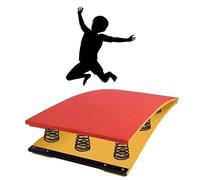 With Built-in Thick Springs, Wooden Boards, Felt(Red,Nine60*120*26cm)