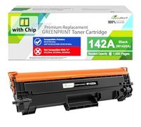 WITH CHIP 142A W1420A Compatible Toner Cartridge 1000 Pages Standard Capacity Black for H P LaserJet M110 M110w MFP M139 M139w M140 M140w Printers, Can't Work with H P + Printer Model End with "e"