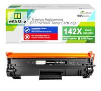 WITH CHIP 142X W1420X ( W1420A 142A ) Compatible Toner Cartridge Black High Yield 2000 Page for H P Laserjet M110 M110w MFP M139 M140 M140w Printer, Can't Work with H P + Printer Model End with "e"