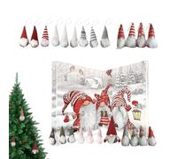 With Christmas Gnomes | Christmas Decorations For The Home | 24 Day Countdown Calendar Gnomes Decorations For Desk Centerpieces Christmas Tree