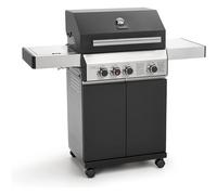(With Cover) CosmoGrill 3+1 Premium Black Gas BBQ with Searer