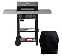 (With Cover) CosmoGrill Wabaya 3 Burner Gas Barbecue