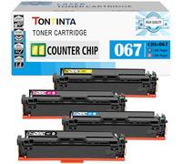 (with Data Chip) 067 CRG-067 CRG067 4 Colors Compatible Toner Cartridges for Canon i-SENSYS LBP631 LBP631Cw LBP633 LBP633Cdw MF651 MF651Cw MF655 MF655Cdw MF655Cw MF657 MF657Cdw MF657Cw Printer