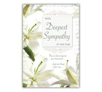 with Deepest Sympathy Card ~ Know That Love and Thoughts are with You