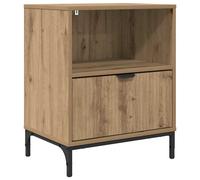 with Drawer Engineered wood Bedside Table Modern Nightstand Side Table vidaXL