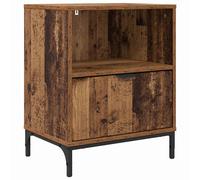 with Drawer Engineered wood Bedside Table Modern Nightstand Side Table vidaXL