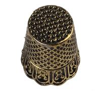With Ease Enjoy the Safety of a Classic Vintage Style Metal Thimble During Your Craft (Gold)