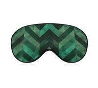 with Emerald Green Sleeping Mask, Light Blocking Eye Mask, Comfortable and Soft, Eye Cover with Elastic Band, Suitable for Men and Women, Suitable for Travel/Sleeping
