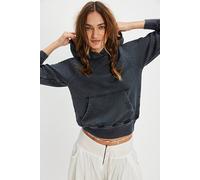 With Everything Sweatshirt at Free People in Black, Size: Large - female