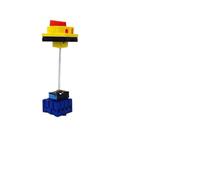 With Extension Pole Isolator Switch Pad-lock Panel DIN Rail Mount 3/4P On-off Rotary Cam Selector(40A 4P)