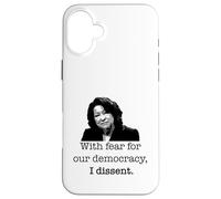 With fear for our democracy, I dissent Sonia Sotomayor Meme Case for iPhone 16 Plus