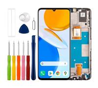[with Frame][New] Duotipa LCD Display Touch Screen Digitizer Assembly Replacement for Honor X7a RKY-LX1 RKY-LX2 RKY-LX3 6.75" with Technical Repair Tools Kit-Black.