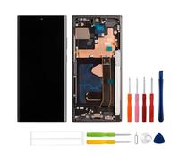 [with Frame][Support Fingerprint Function] SWARK New OLED LCD Display Compatible with Galaxy Note 20 Ultra SM-N985F, SM-N985F/DS LCD Screen Digitizer with Upgraded Repair Tools Kit
