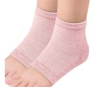 With Gel Heel, Heel Socks for Dry Feet Cracked Women | Foot Care Moisturizing Gel - Deep Hydration, Repair 'Moisture Overnight, Skin Care for Kicking Ilenzi
