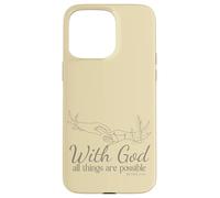 With God All Things Are Possible Matthew 19 26 Case for iPhone 15 Pro Max