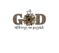 With God All Things Are Possible Notebook: Coffee and Jesus notebook, Coffee Jesus notebook, I love Jesus notebook, Jesus journal notebook, Jesus notebook, 6x9 120 pages