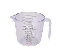 with Graduated Transparent Measuring Cup Thickened Plastic Cylinder 150/300/600/1000ml Scale Ceramic Cups Bulk (CL3, 7x10cm)