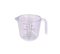 with Graduated Transparent Measuring Cup Thickened Plastic Cylinder 150/300/600/1000ml Scale Ceramic Cups Bulk (CL1, 4.3x7.8cm)
