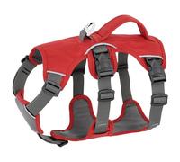 With Handle No Pull Labrador French Bulldog Harness Vest Adjustable Nylon Outdoor Reflective Waterproof Dog Walking Training Harness,Red,M