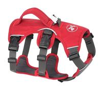 With Handle No Pull Large Dog Reflective Waterproof Adjustable Nylon Harness Vest For Shiba Inu Greyhound Bulldog Labrador,Red,S