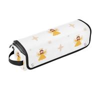 with Heat Resistant Pad for Curling Iron Straightener Flat Hair Dryer, Christmas Angels Travel Bag for Hair Tools