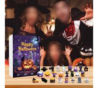 With Home Halloween Decoration Figures for Suitable Calendar Advent Diorama 24 Fitted and Composed Parties Made of Resin Material Robust((Section A))