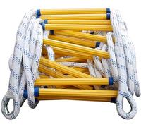 with Hooks,Emergency Portable Escape Rope Ladder/Rope Diameter:16mm/25m/82ft(25m/82ft)