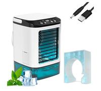 With Ice Box Personal Air Conditioner, Car AC Silent Atomization Room Air Conditioners Portable Air Conditioner for Bedroom