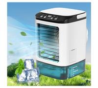 With Ice Box Portable Ac Unit for Bedroom, Portable Air Conditioners for Car 3 Speeds and 7-Color LED Portable Air Conditioner Without Hose Ice Fan Air Cooler