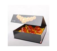 (With in box) 3.5cm Anime 7 Stars Crystal Ball Orange Blue Resin Crystal Globe Desktop Ornaments Toys Collection Gift