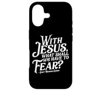 With Jesus What Shall We Have to Fear St Theodora Guerin Case for iPhone 17