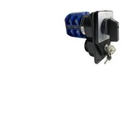 With Key 63A 660V Circuit Control Motoer Selector LW26-63/2 Two Poles Silver YMW26-63 Changeover Rotary Cam Switch(012) Controls Switches