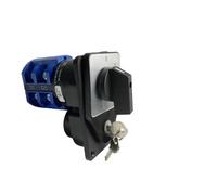 with Key 63A 660V Circuit Control Motor selector LW26-63/2 Two-Pole Silver Contact YMW26-63 Conversion Rotary cam Switch(1234)