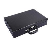 with Key Large Space Watch Box, Watch Storage Box, Watch Storage Case for Ring Men Women Sunglasses Travel