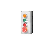 With LED light button witch control box emergency stop button 24V/220V industrial switch box waterproof button indicator light IDGTTLDF(4-03,220V)