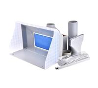 with LED Light Tubes Exhaust Fan Filter for Airbrush Modeling Art Craft Painting Work Portable Spray Booth Kit Dust Proof Safe