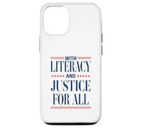 With Literacy And Justice For All Read Banned Books Activist Case for iPhone 12/12 Pro