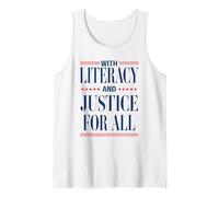 with Literacy and Justice for All Read Banned Books Activist Tank Top