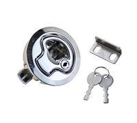 with Lock Zinc Alloy Panel Lock Embedded Handle Lock Distribution Box Control Cabinet Lock 1Pcs