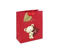 With Love Be Mine Valentines Gift Bag Love Special with Heart Gift Tag Medium Size