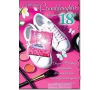 With Love Granddaughter On Your 18th Birthday Card Lovely Verse