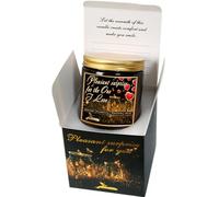 with Love. Large Gift Candles Fireflies in a jar. This Gift is Universal and has a Box-Card on which You can Write a Wish. Weight of The Set 720 Grams, Natural Wax, Aroma Tropical Cocktail.