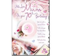 With Love Mum On Your 70th Birthday Card Nice Verse
