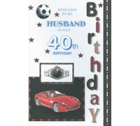 With Love To My Husband On Your 40th Birthday card