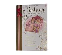 with Love to My Partner Purse and Flowers Design Mother's Day Card