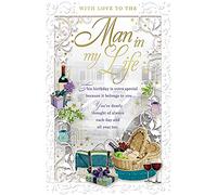 with Love to The Man in My Life On Your Birthday Opacity Card