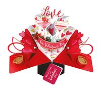 With Love With Love On Valentine's Day Valentine's Pop Up Card 3D Greeting Cards