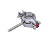 with M8 Screw Rod 50mm Fit 15-219mm OD Tube 304 Stainless Steel Pipe Hanger Bracket Clamp Suppoert Clip No Base Plate(Male Fit 51-57mm OD Tube)